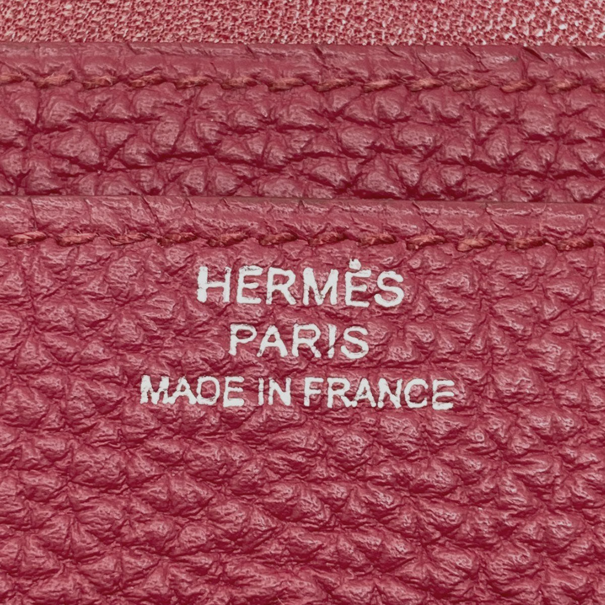 HERMES Dogon GM SilverHardware Long wallet (with coin pocket) Togo Ladies [Used]