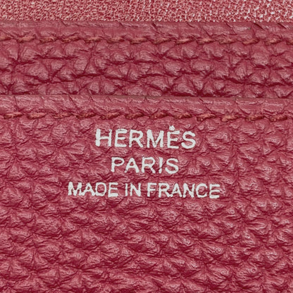 HERMES Dogon GM SilverHardware Long wallet (with coin pocket) Togo Ladies [Used]