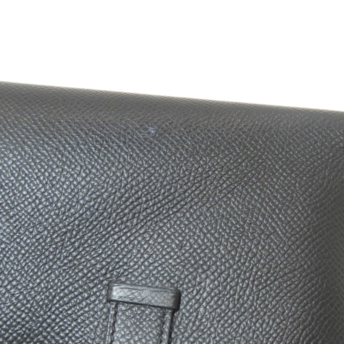 HERMES Bearn Compact SilverHardware Bifold Wallet with Coin Pocket Epsom Ladies [Used]