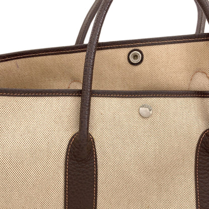 HERMES Garden Party PM Maron SilverHardware Tote Bag Tower ash Ladies [Used]