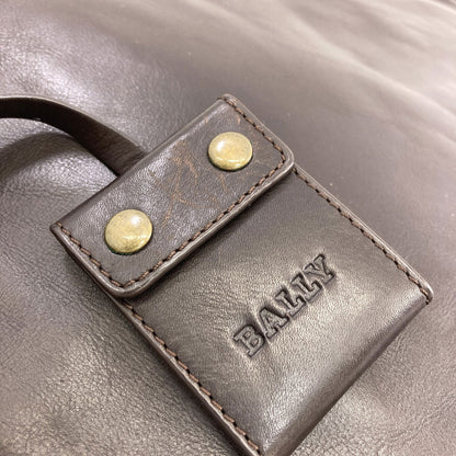 BALLY Barry Stripe Shoulder Bag Leather Ladies [Used]