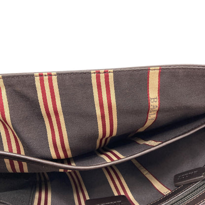 BALLY Barry Stripe Shoulder Bag Leather Ladies [Used]