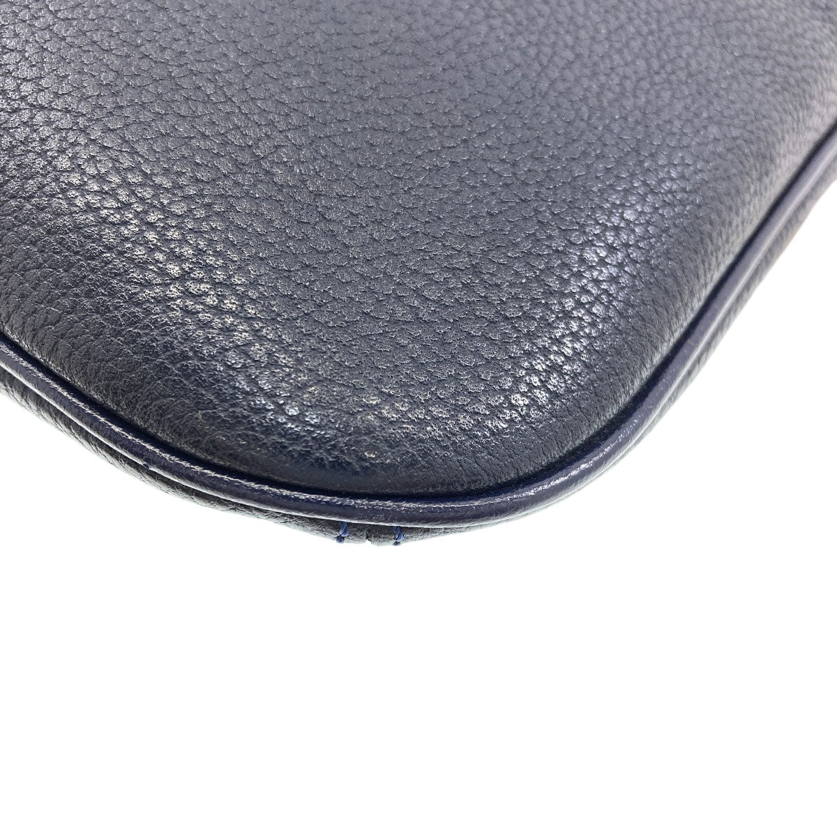 Longchamp logo Shoulder Bag Leather Ladies [Used]