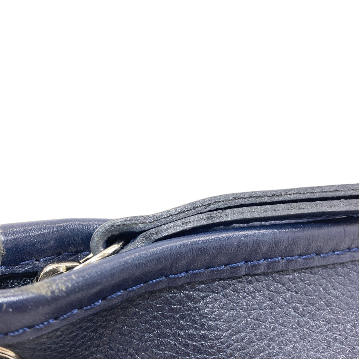 Longchamp logo Shoulder Bag Leather Ladies [Used]