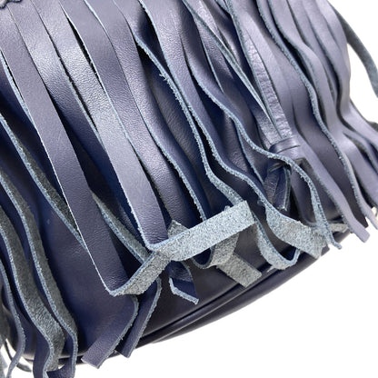 J&M Davidson Fringe drawstring bag Shoulder Bag Leather Ladies [Used]