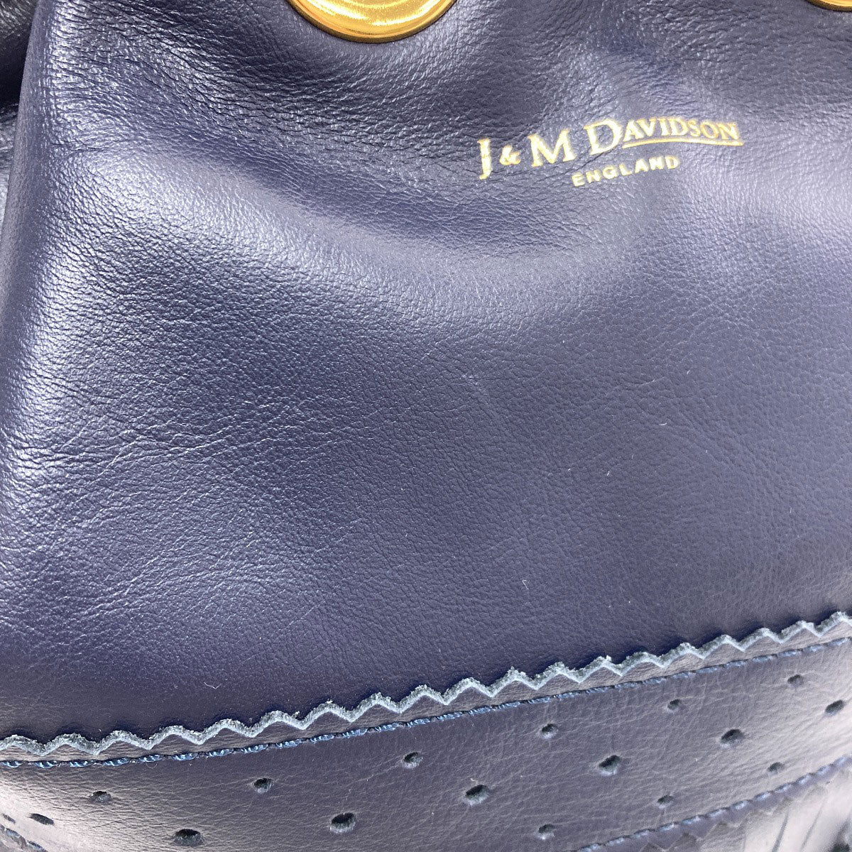 J&M Davidson Fringe drawstring bag Shoulder Bag Leather Ladies [Used]