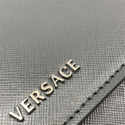 VERSACE logo Shoulder Bag Leather Ladies [Used]