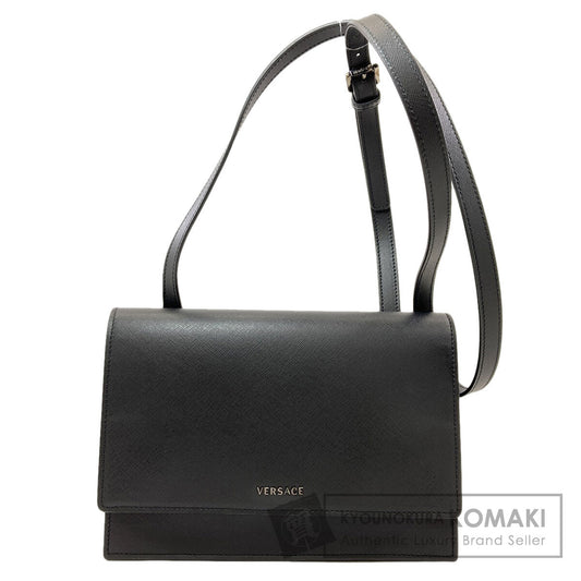 VERSACE logo Shoulder Bag Leather Ladies [Used]