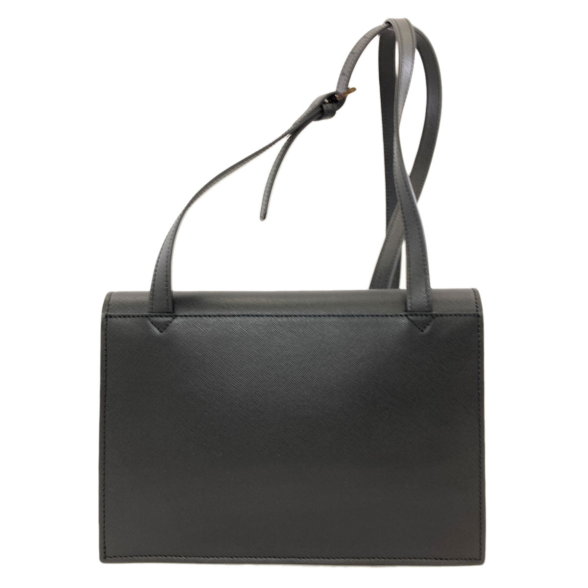 VERSACE logo Shoulder Bag Leather Ladies [Used]