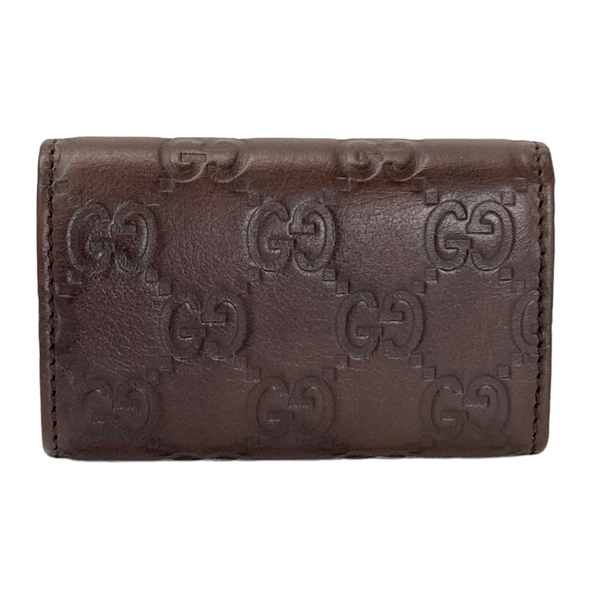 GUCCI 138093 GG signature guccissima key holder Leather Ladies [Used]