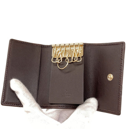 GUCCI 138093 GG signature guccissima key holder Leather Ladies [Used]