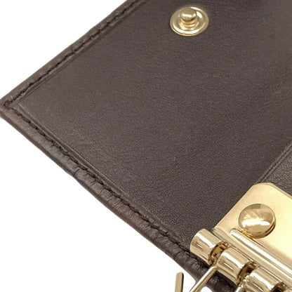 GUCCI 138093 GG signature guccissima key holder Leather Ladies [Used]