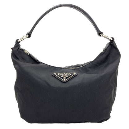 PRADA One Belt Hobo Logo Hardware Shoulder Bag Nylon Ladies [Used]