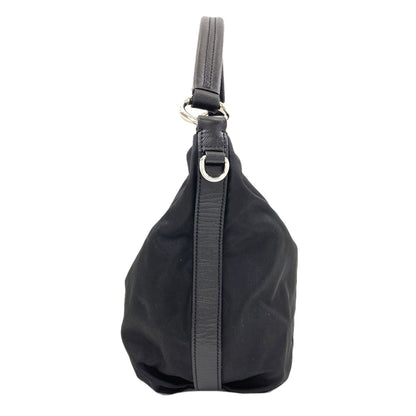 PRADA One Belt Hobo Logo Hardware Shoulder Bag Nylon Ladies [Used]