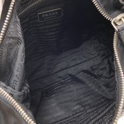PRADA One Belt Hobo Logo Hardware Shoulder Bag Nylon Ladies [Used]