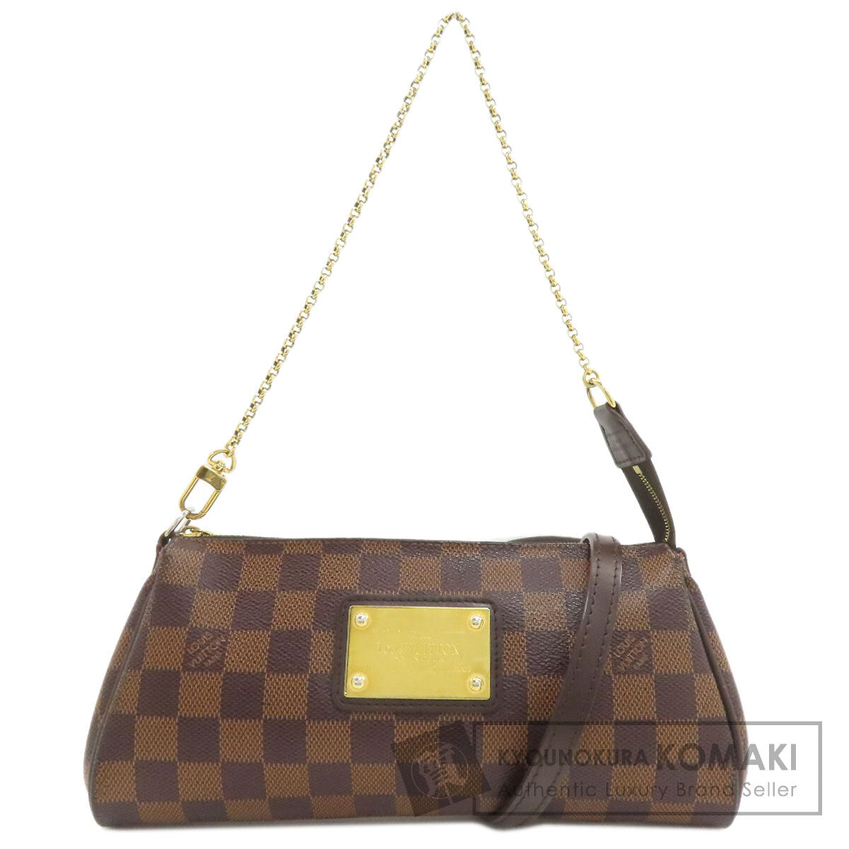 LOUIS VUITTON N55213 Eva Shoulder Bag Damier canvas Ladies [Used]