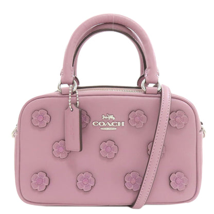 COACH CAJ99 Floral Up Flower 2WAY Handbag Leather Ladies [Used]