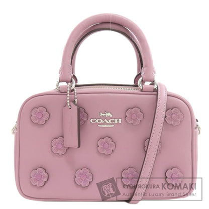 COACH CAJ99 Floral Up Flower 2WAY Handbag Leather Ladies [Used]