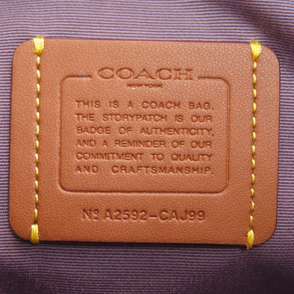 COACH CAJ99 Floral Up Flower 2WAY Handbag Leather Ladies [Used]