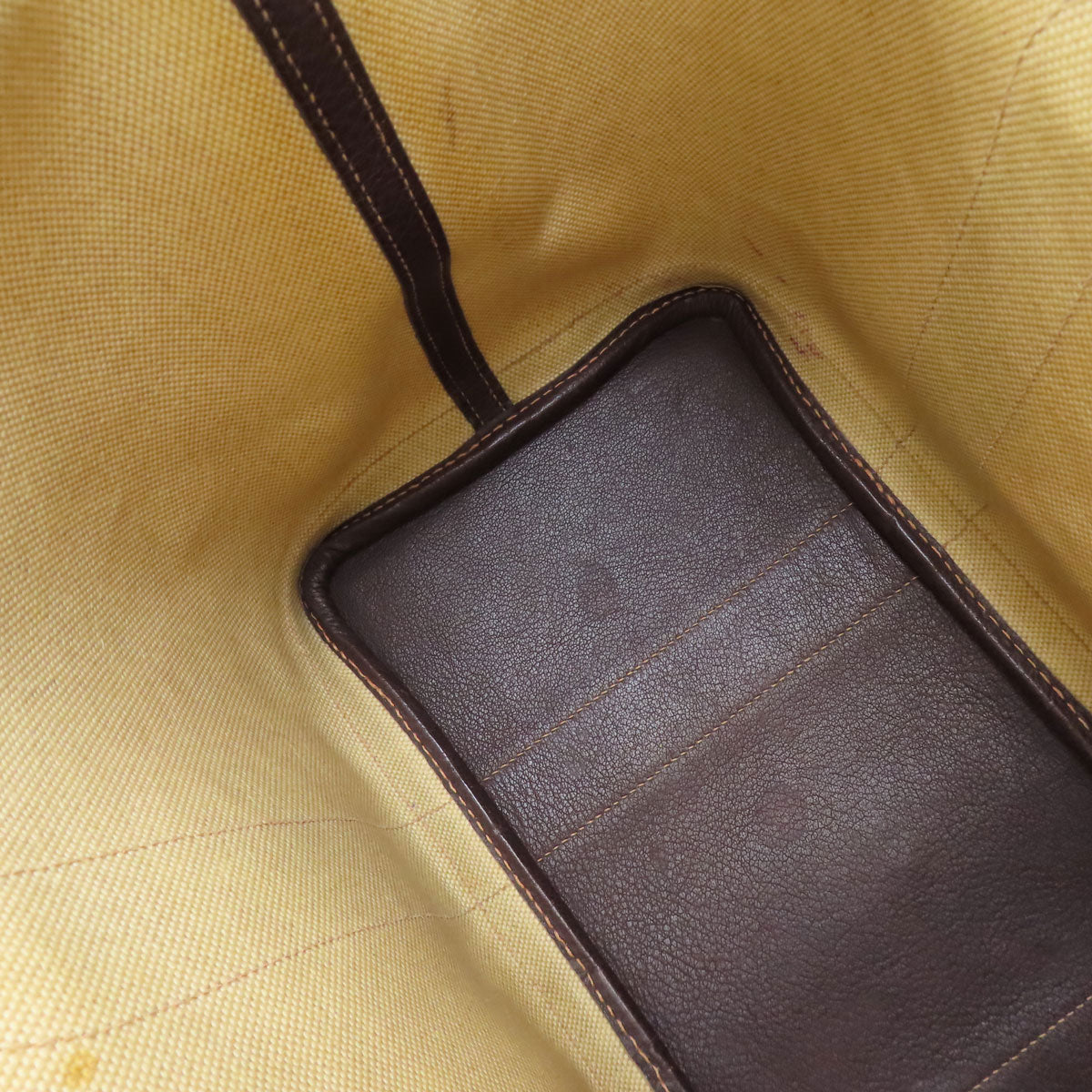 HERMES Garden Party PM Maron SilverHardware Handbag Towar Ladies [Used]