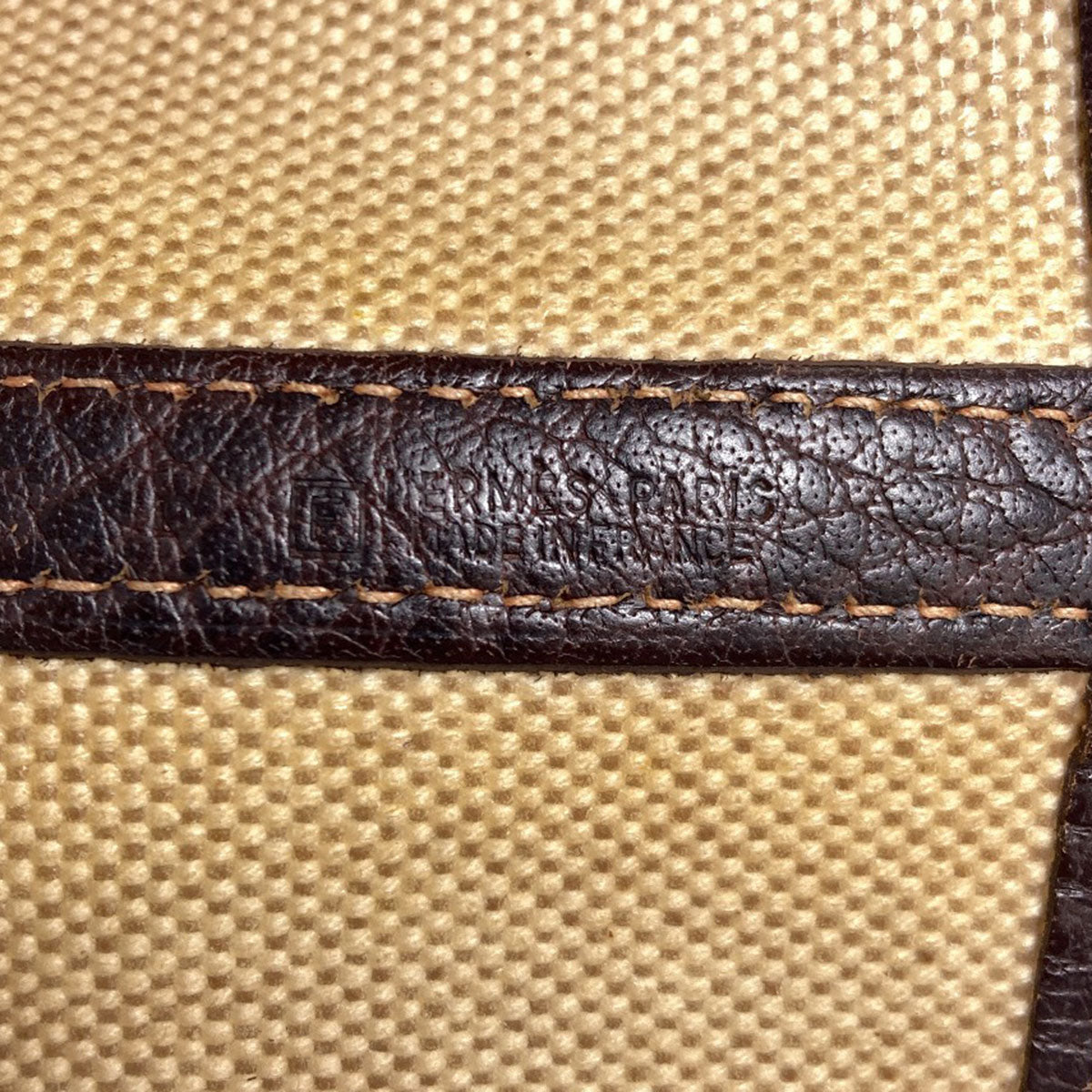 HERMES Garden Party PM Maron SilverHardware Handbag Towar Ladies [Used]