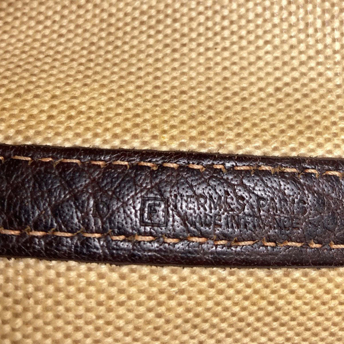 HERMES Garden Party PM Maron SilverHardware Handbag Towar Ladies [Used]