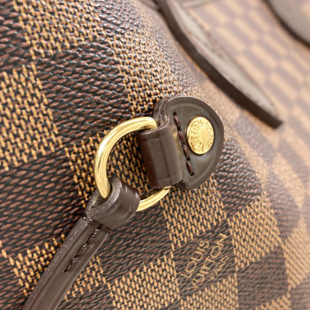 LOUIS VUITTON N51105 Neverfull MM Tote Bag Damier canvas Ladies [Used]