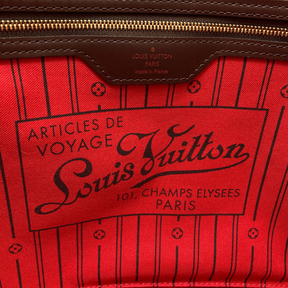 LOUIS VUITTON N51105 Neverfull MM Tote Bag Damier canvas Ladies [Used]