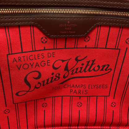 LOUIS VUITTON N51105 Neverfull MM Tote Bag Damier canvas Ladies [Used]