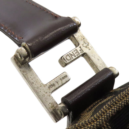 FENDI Zucca pattern Handbag Canvas LeatherLadies [Used]