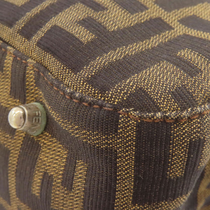 FENDI Zucca pattern Handbag Canvas LeatherLadies [Used]