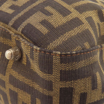 FENDI Zucca pattern Handbag Canvas LeatherLadies [Used]