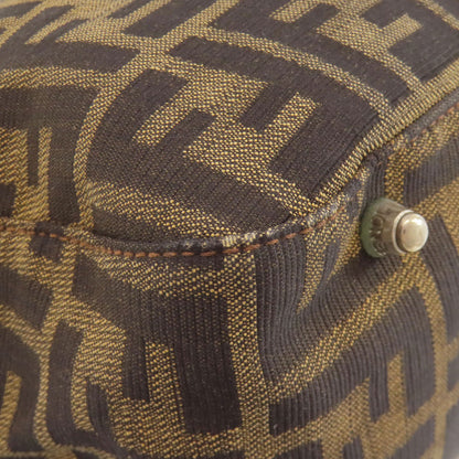 FENDI Zucca pattern Handbag Canvas LeatherLadies [Used]