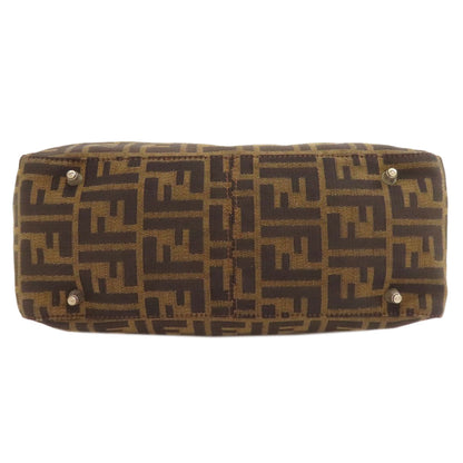 FENDI Zucca pattern Handbag Canvas LeatherLadies [Used]