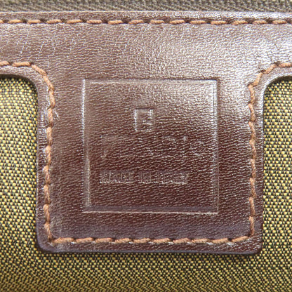 FENDI Zucca pattern Handbag Canvas LeatherLadies [Used]