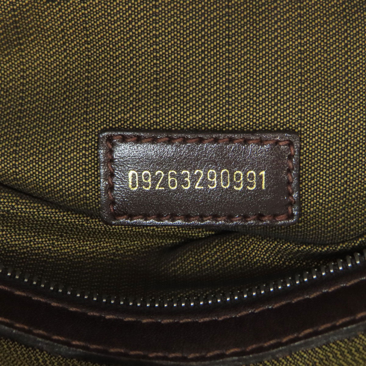 FENDI Zucca pattern Handbag Canvas LeatherLadies [Used]