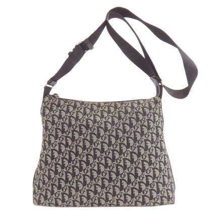 CHRISTIAN DIOR Trotter pattern Shoulder Bag Canvas Ladies [Used]