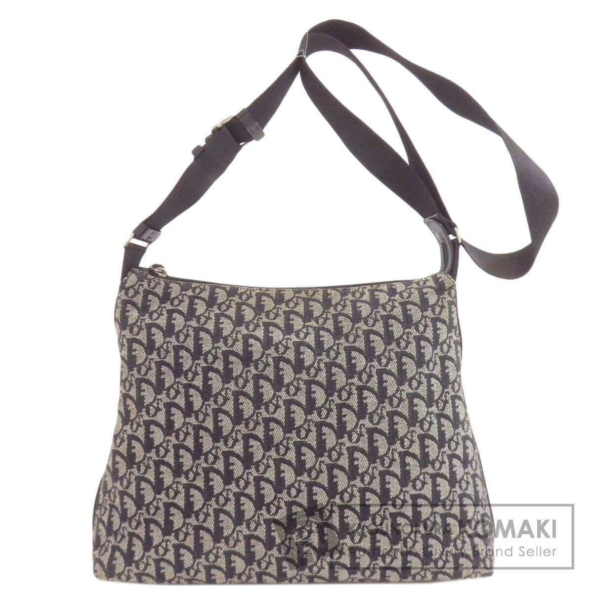 CHRISTIAN DIOR Trotter pattern Shoulder Bag Canvas Ladies [Used]