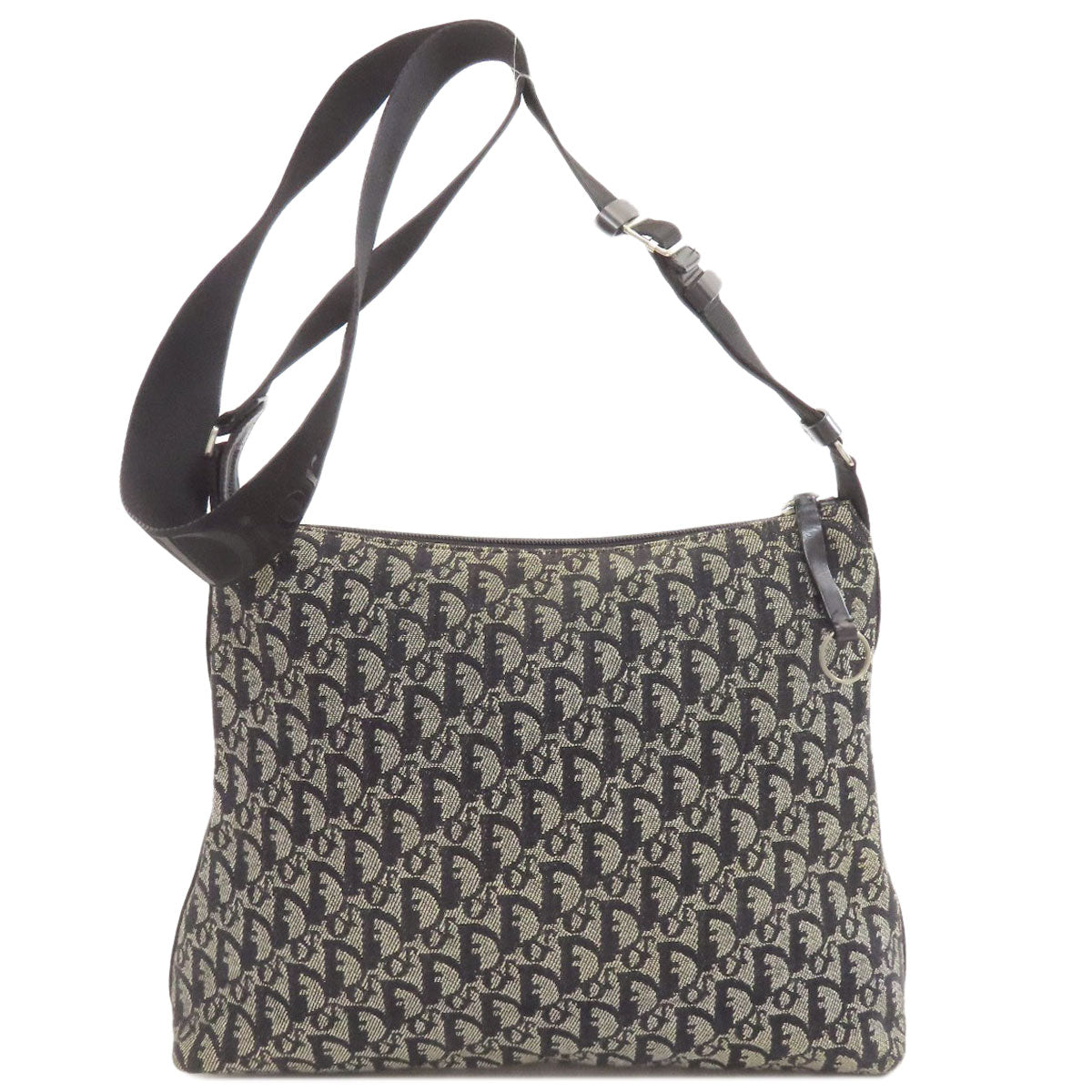 CHRISTIAN DIOR Trotter pattern Shoulder Bag Canvas Ladies [Used]