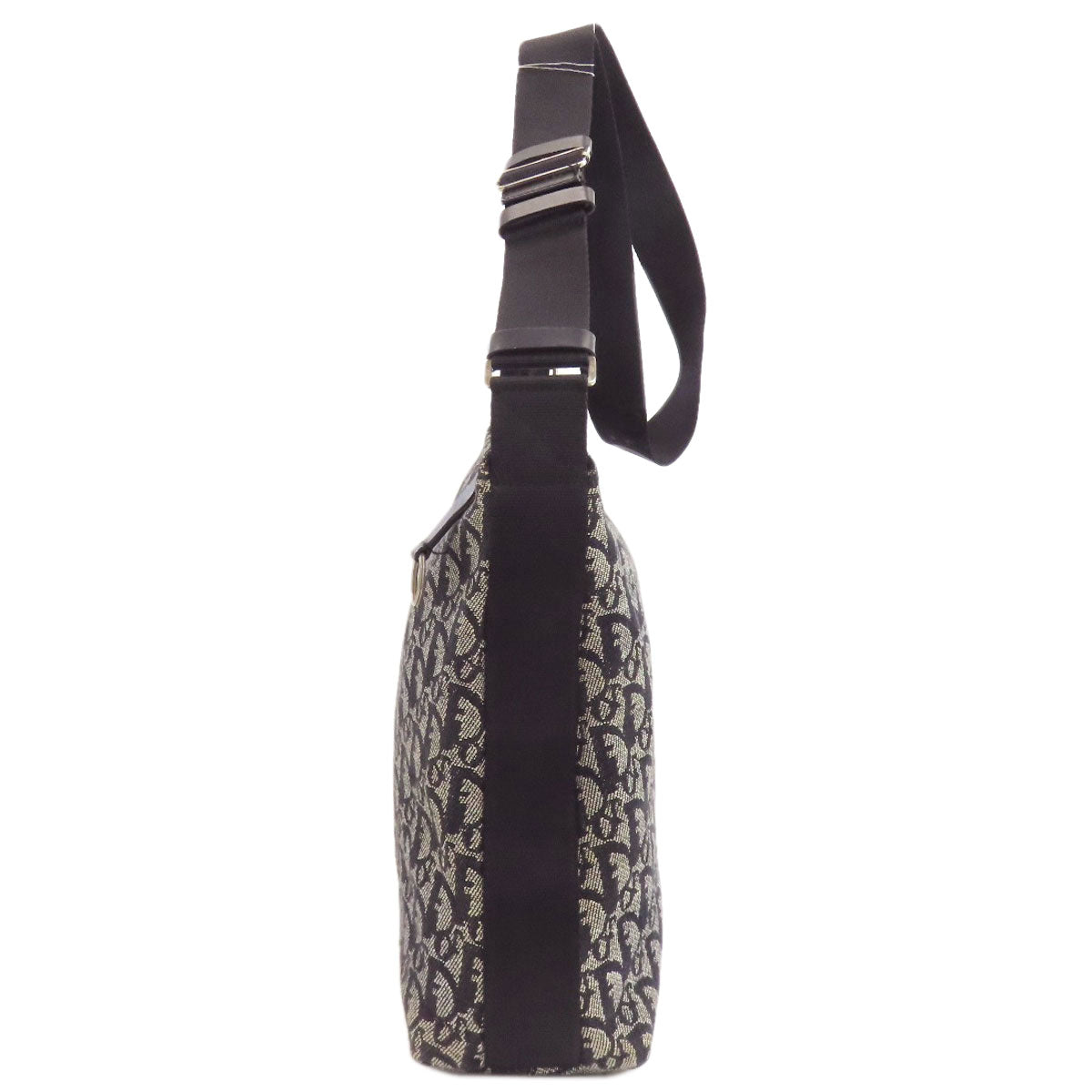 CHRISTIAN DIOR Trotter pattern Shoulder Bag Canvas Ladies [Used]