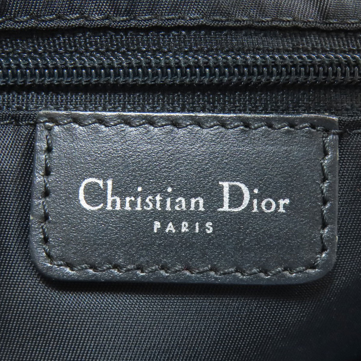 CHRISTIAN DIOR Trotter pattern Shoulder Bag Canvas Ladies [Used]