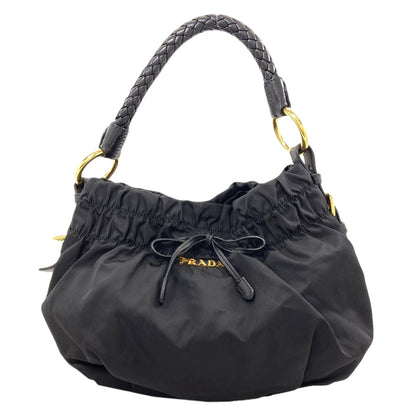 PRADA ribbon Handbag Nylon Ladies [Used]