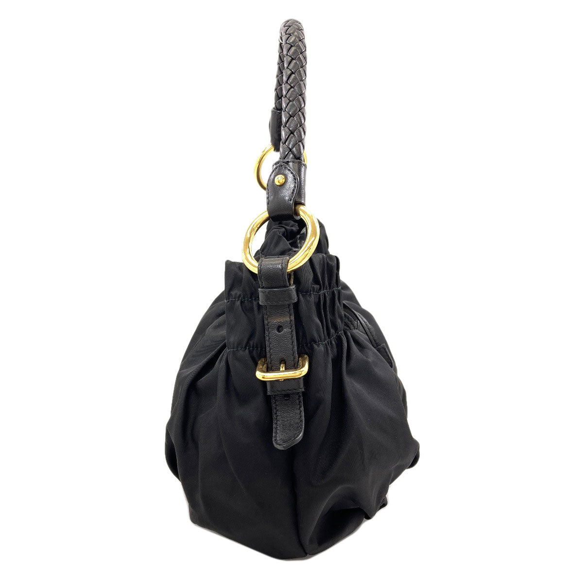 PRADA ribbon Handbag Nylon Ladies [Used]