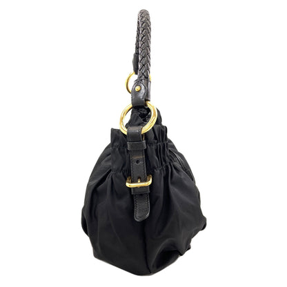 PRADA ribbon Handbag Nylon Ladies [Used]