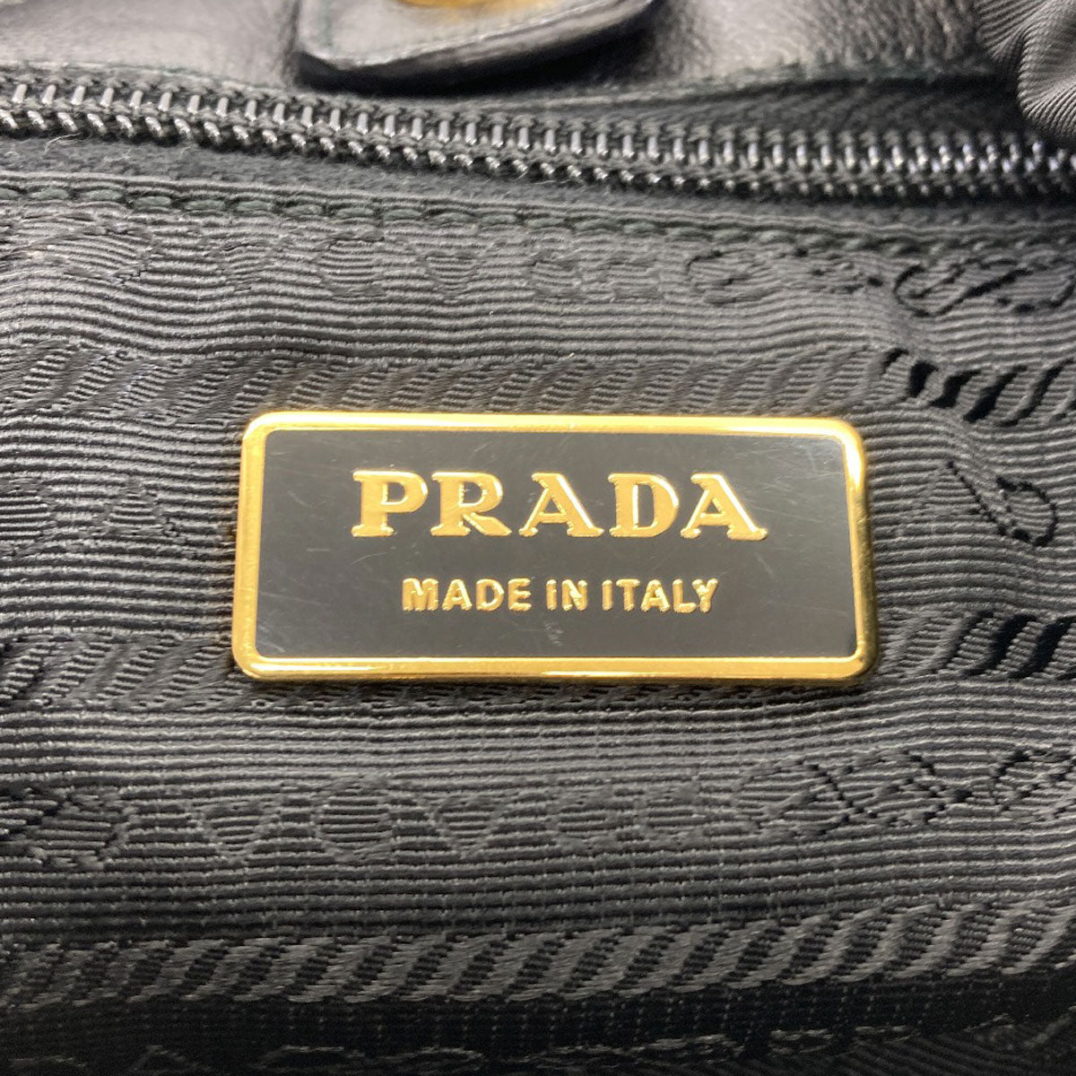 PRADA ribbon Handbag Nylon Ladies [Used]