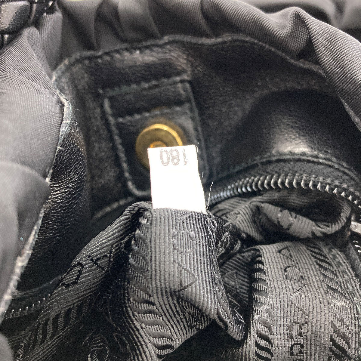PRADA ribbon Handbag Nylon Ladies [Used]