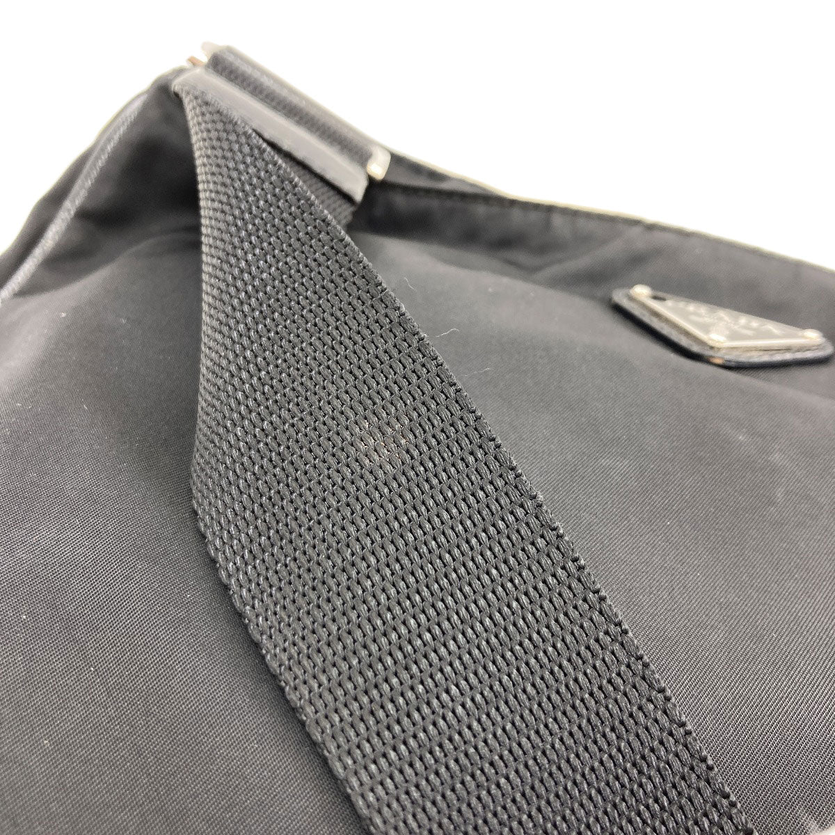 PRADA Logo Hardware Long Shoulder Shoulder Bag Nylon Ladies [Used]