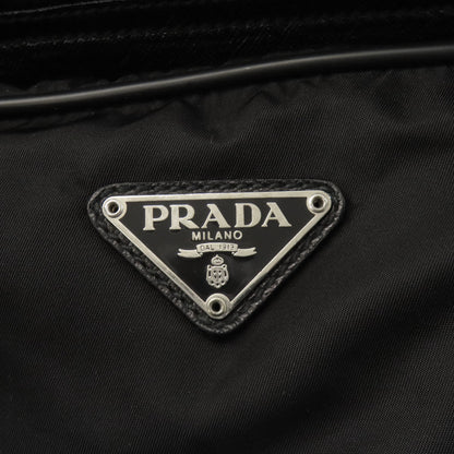 PRADA VS0001 Logo Hardware Boston bag Nylon Ladies [Used]