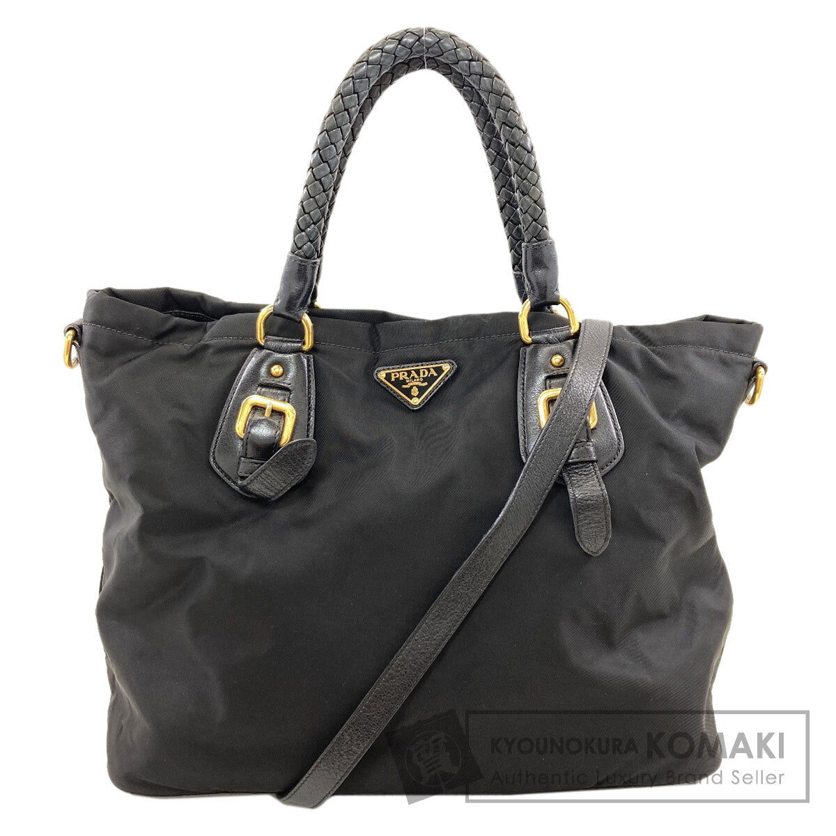 PRADA Logo Hardware 2WAY Tote Bag Nylon Ladies [Used]