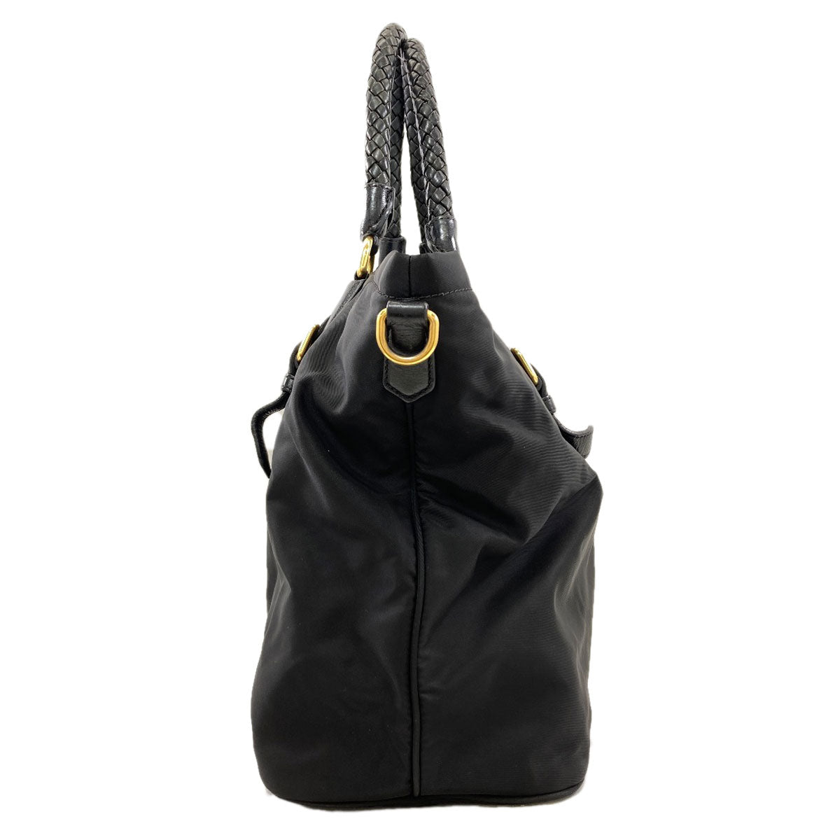 PRADA Logo Hardware 2WAY Tote Bag Nylon Ladies [Used]